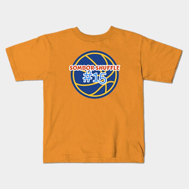 Nikola Jokic Sombor Shuffle Kids T-Shirt by antarte